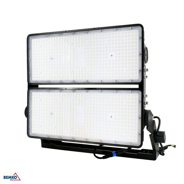 LED REFLEKTOR 1000W 5000K STADIUM IP66 160000lm 60X60 CRNI