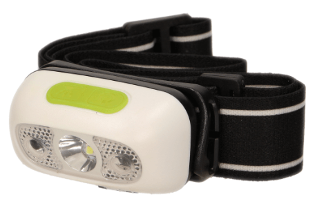 ORNO NAGLAVNA BATERIJSKA SVJETILJKA 5W, CREE SA SENZOROMXPG2 LED, 230 lm, PUNJIV