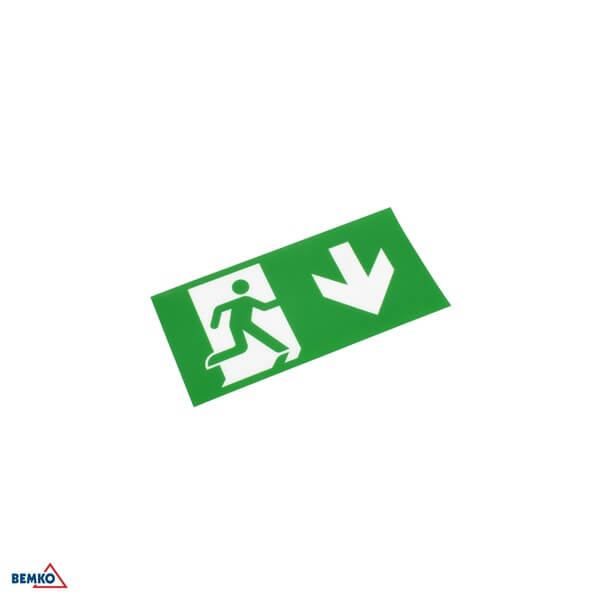 PIKTOGRAM ZA PANIKU MALER 2 STRELICA OKOMITO DOLJE NA DESNOJ STRANI