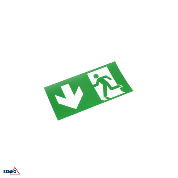 PIKTOGRAM ZA PANIKU MALER 2 STRELICA OKOMITO DOLJE NA LIJEVOJ STRANI