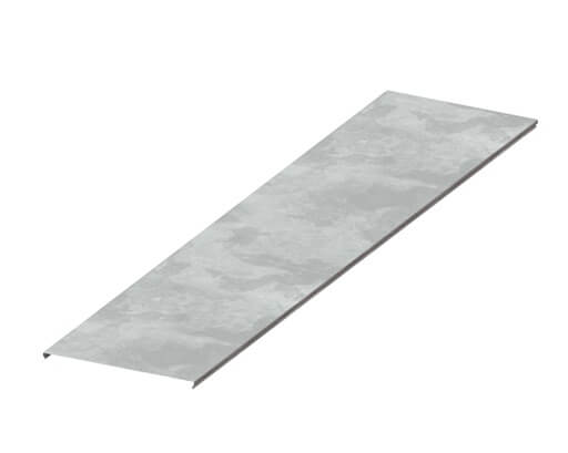 POKLOPAC KANALA EPP 100 S POCINČANO d=0,55mm L=3m