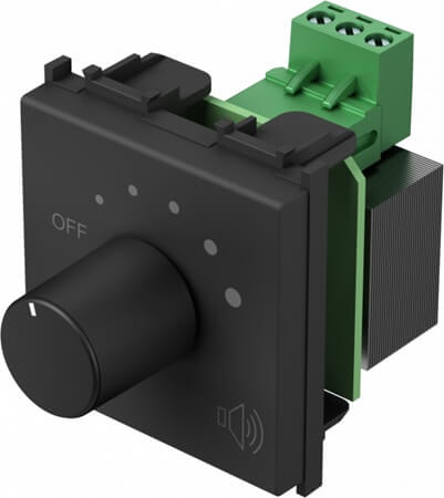 TEM REGULATOR GLASNOĆE ZA 100V AUDIO LINIJU 35W 2M CRNI MODUL