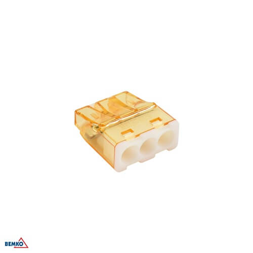 STEZALJKA BEZVIJČANA 0,5-2,5mm2 X 3 NARANČASTA - (P-100)