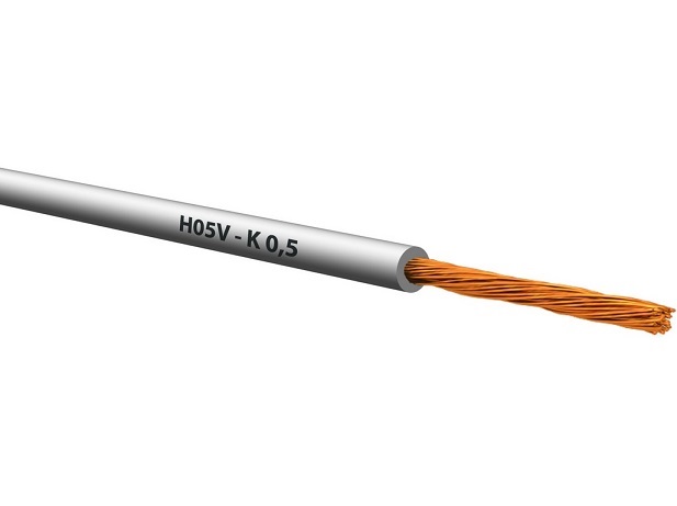 VODIČ P/F 0,5 BIJELI (HO7V-K)