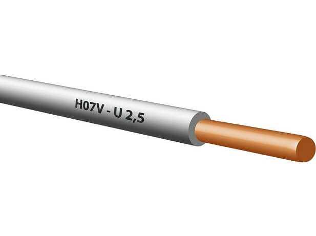 VODIČ P 2,5 BIJELI (HO7V-U)