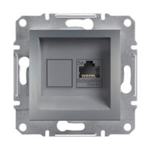 ASFORA UTIČNICA 1XRJ45 CAT5 BOJA METALA