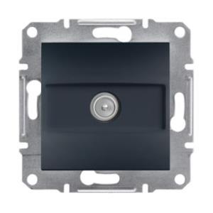 ASFORA UTIČNICA TV/R 1DB ZAVRŠNA ANTRACIT