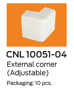 KUT VANJSKI ZA PARAPET KANAL 100X50 BIJELI