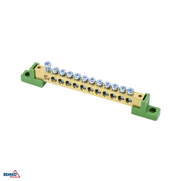 SABIRNIČKI BLOK 125A ZA PLOČU PE ZELENI 6X12 12X6MM SCHELINGER