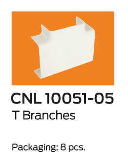 SPOJNICA T ZA PARAPET KANAL 100X50 BIJELA